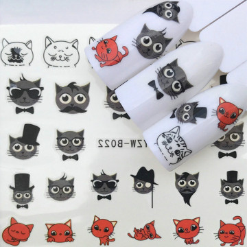 1 Pcs Hat the Cat Acrylic Powder Crystal Design False Tips Nails Art Builder For Manicure Acrylic Powder for Nail