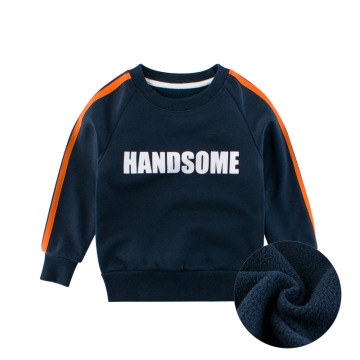 2-9T Toddler Kid Baby Boy pullover Top Autumn Winter Warm Clothes Fashion Striped Hoodies and Sweatshirt Infant Outfit