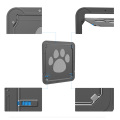 4-Way Lockable Plastic Pet Big Dog Cat Door for Screen Window Safety Flap Gates Pet Tunnel Dog Fence Free Access Door for Home