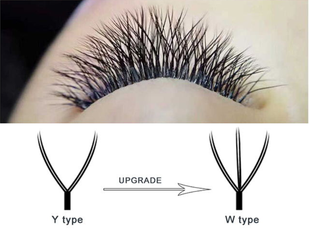 0.05,0.07mm J/B/C/D 7-16mm YY Natural Flowering Mesh Y Weaving Eyelash 0.07 Graft Eyelashes Silk Planting False Eyelash makeup