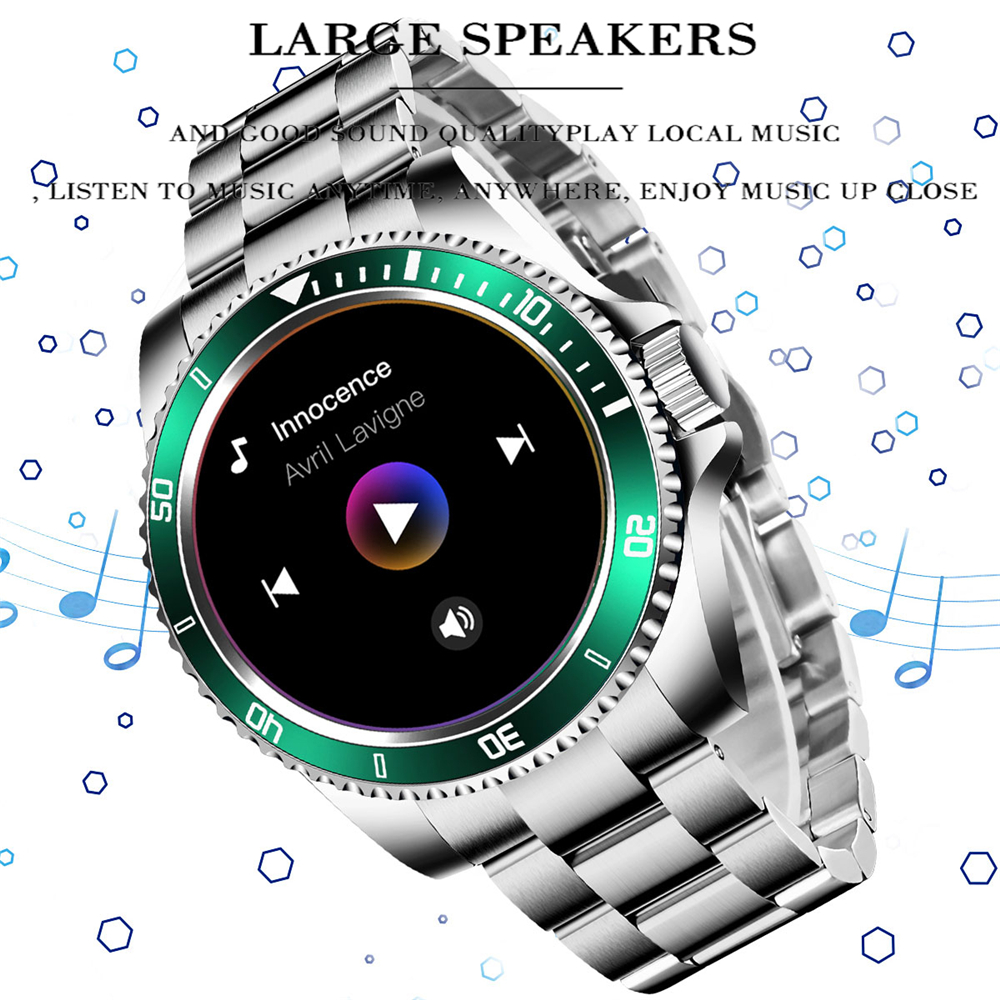 LIGE Bluetooth Call Smart Watch Men Multi-sports Watches Support TFT card Music Control Waterproof Smartwatch for Android iOS
