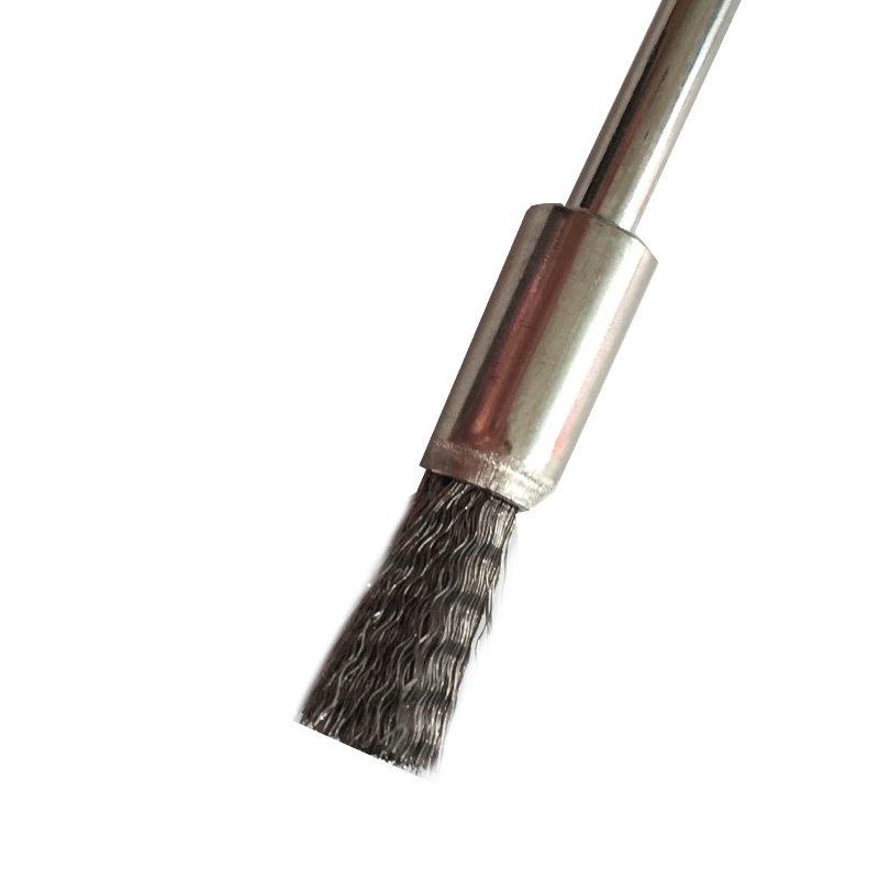 YEODA Long Rod Stainless Steel Brush Mini Brush Copper Wire Brush Electric Grinding Cleaning Rust Removal And Polish