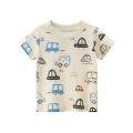 INPEPNOW 2020 Children T-shirt for Boy T Shirts Car Girls Tops Cotton Kids Tshirts Summer Short Sleeve White Tee 3 8Y DX005
