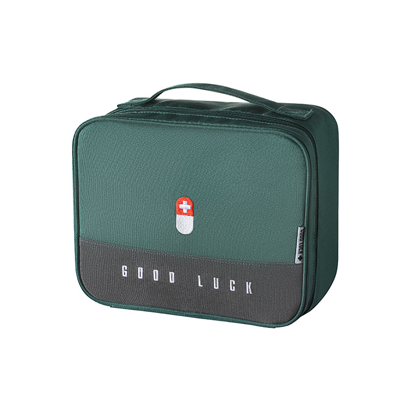 Thickened Layered Medicine Box Large-Capacity Home Portable Waterproof Fabric Medicine Cabinet Storage Box First Aid Kit