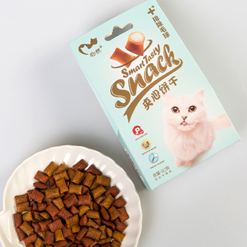 4 Effect Cat Snacks Cat Sandwich Biscuits Health Toys Beauty Snacks Biscuits Pet Food Freshen Breath Enhance Physical Strength