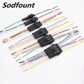 1 Sets/lots 1/2/3/4/5/6 Pin Car Waterproof Electrical Connector Plug with Electrical Wire Cable Car auto truck wire harness