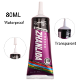 Transparent 110ML Super T8000 Liquid Glue T-8000 Touch Screen LCD Rubber Leather Wood Textile Cloth Adhesive School Epoxy Resin