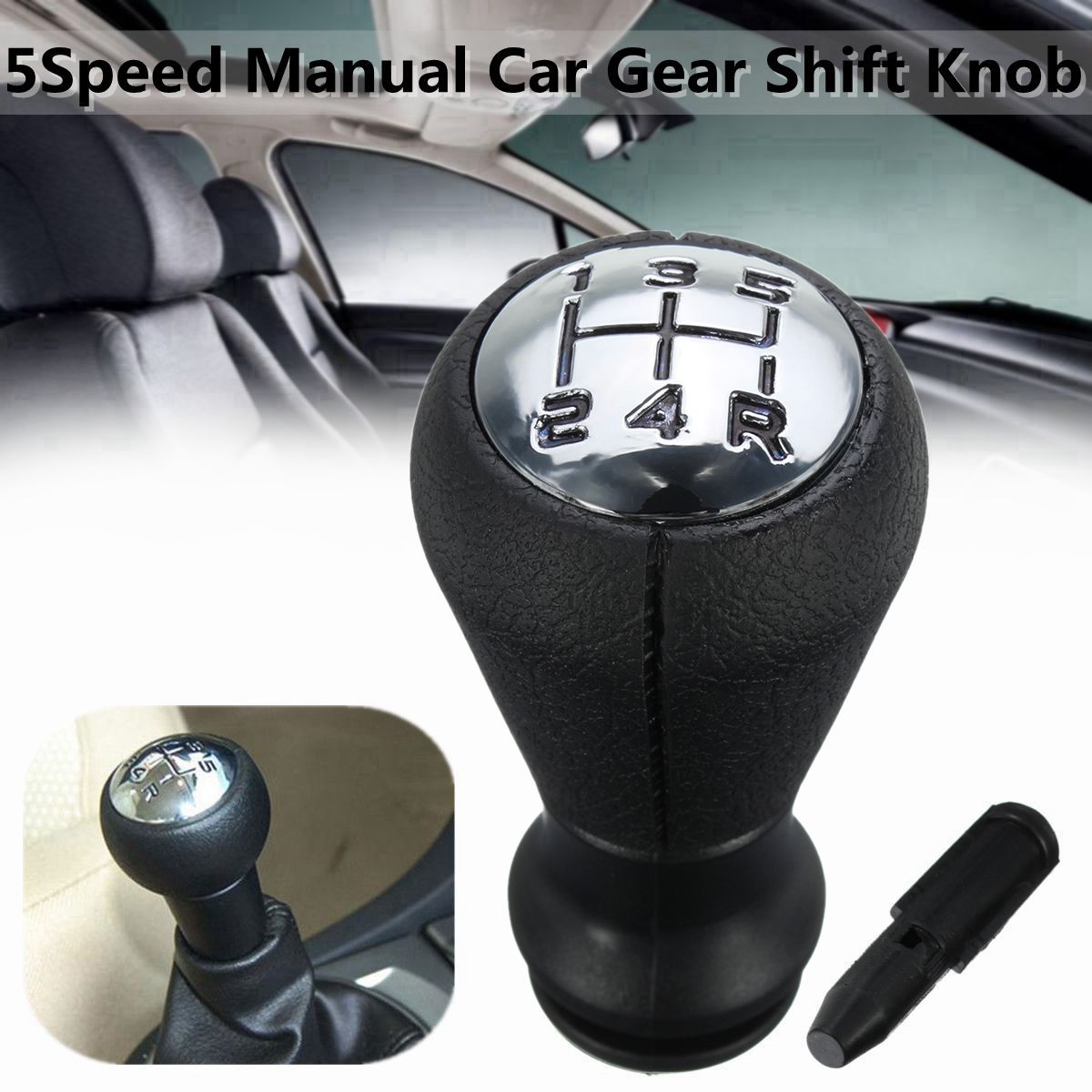 5 Speed Manual Car Gear Shift Knob Stick Lever For Peugeot 106 206 306 406 806 107 207 307