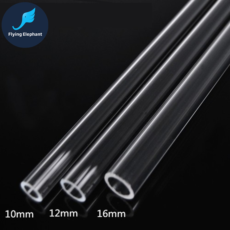 OD 8mm 10mm 12mm 14mm 16mm 18mm 20mm Transparent Acrylic Tube, PMMA Organic glass tube For Water Cooling Hard Pipe 50cm