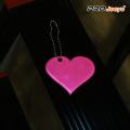Pink Heart Shape Love PVC Pendant