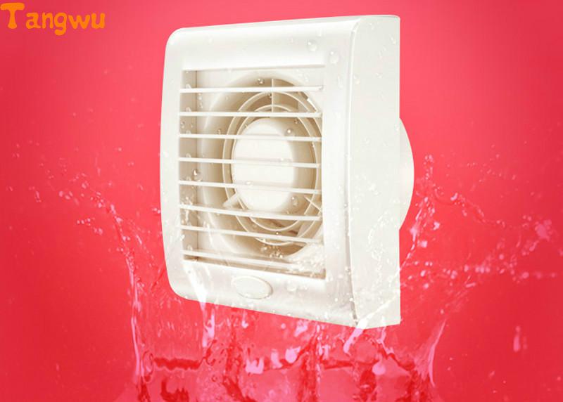 Fan Parts window clip 5 inch waterproof bathroom fan mute environmental automatic shutter Exhaust Fan