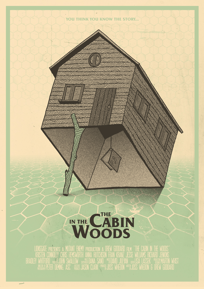 In The Cabin Woods Minimalist Movie Film Classic Paintings Decorative Vintage Poster Home Bar Decor 42x30cm