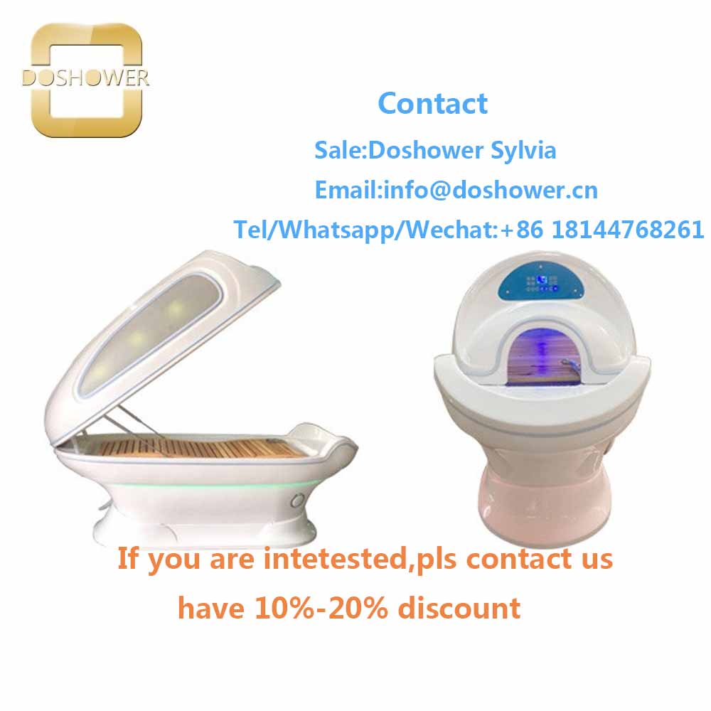 Spa equipment hydrotherapy with water massage bed spa capsule for led light spa capsule