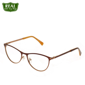 REAL Fashion Change Color Student Glass Frame Reading Metal Frame Optical Glasses Prescription Glasses Eyewear Brand Designer