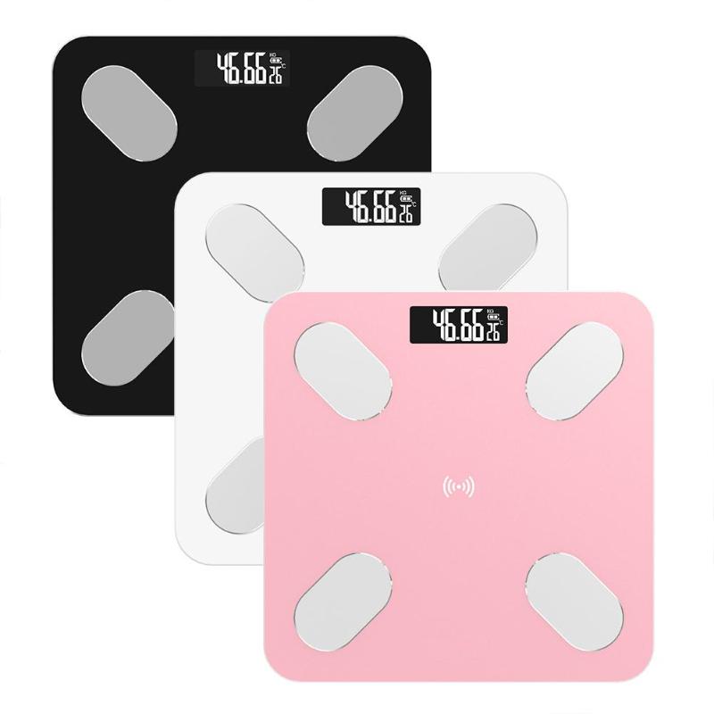 NEW Smart Bathroom Scales Accurate Electronic Digital Weight Scale Fat/Muscle/Visceral Fat Weighing Scale Bluetooth APP