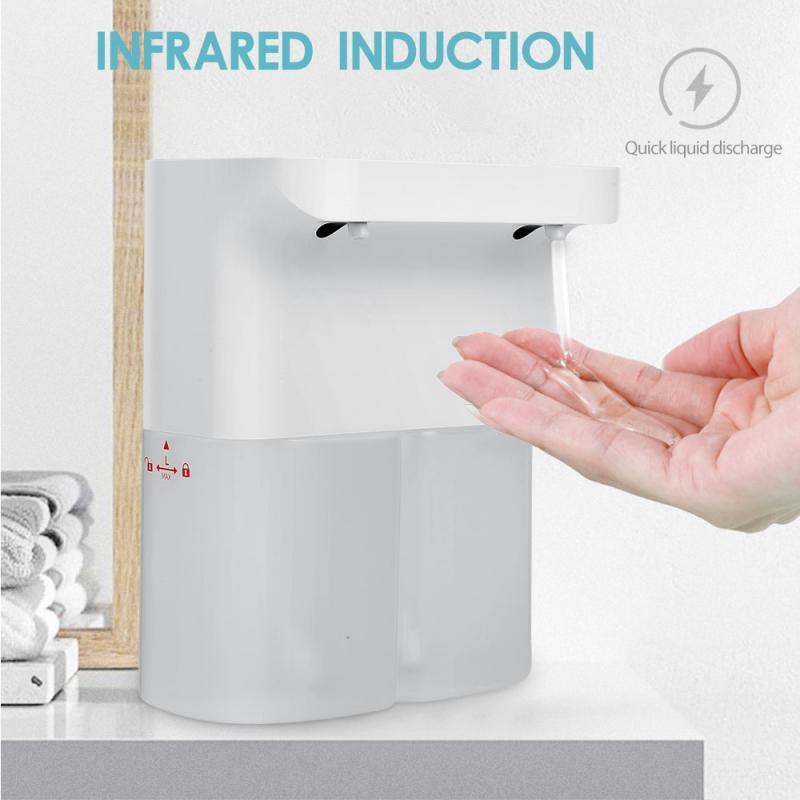 2*300ML Smart Dual-use Hand Washing Foamer USB Wall Charging Induction Soap Dispenser Distributor Household Products