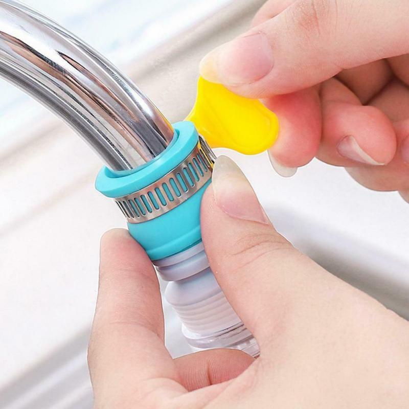 Faucet Aerator Moveable Flexible Tap Head Shower Diffuser Rotatable Nozzle Adjustable Booster Faucet Kitchen Accessories 8x3cm
