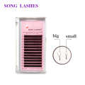 SONG LASHES C D curl 8-15mm saving time premade fans Y stype eyelash extensions for Professional and tiro matte soft natur