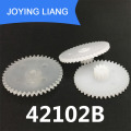 42102B 42102.5A 0.5M Gear OD=22mm Z42+ Z10 Teeth Double Plastic Gears Toy Accessories 10PCS/LOT