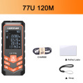 LOMVUM USB Charging 77U Handhold Trena Laser Range Finder Digital Laser Distance Meter Electrical Tape Measuring Tools 40M-120M