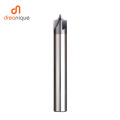 1pc corner rounding chamfer end mills 4-14mm deburring cnc wood metal Router Bit coated chamfering milling cutter round over bit
