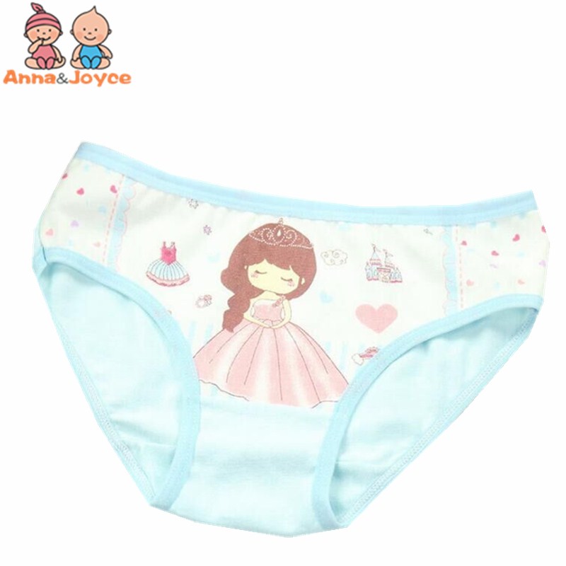 4pcs/set Children's Briefs Cartoon Princess Cotton Baby Girl Underwear Kids Pants Infantis Panties2-10Years
