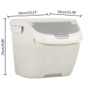 Rice Container Storage 10 KG/22 LBS, Cereal Containers with BPA Free Plastic and Airtight Design