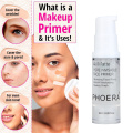 PHOERA Makeup Base Primer Liquid Matte Make Up Fine Lines Oil-control Facial Cream Brighten Foundation Primer Cosmetics TSLM2