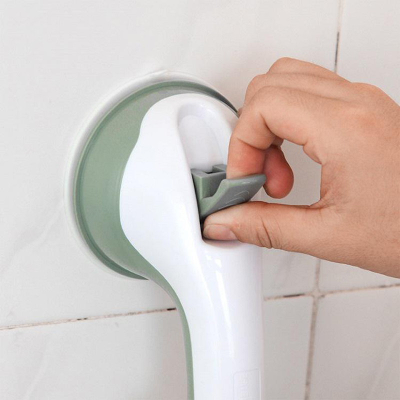 Bathroom Grab Toilet Handle Handrail Grip SPA Bath Shower Tub Safety Helping Vacuum Suction Cup Anti Slip Support