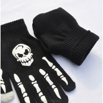 Winter Cycling Full Fingered Gloves Halloween Horror Skull Claw Skeleton Anti-Skid Rubber Outdoor Mittens O10 20 Dropshipping