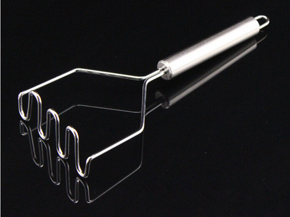 Stainless Steel Wave Shape Potato Masher Tool Kitchen Bar Potatoes Crusher Crushing Tool New Kitchen Accessories Stainless Steel
