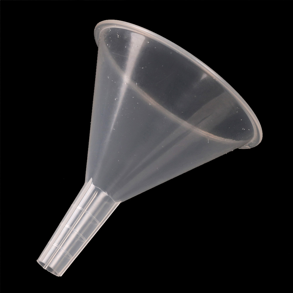 High Qulity 1 Pcs 100mm Laboratory Clear White Plastic Filter Funnel Lab Accessory Teaching Accessories