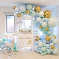 Macaron Balloon Chain Wedding Birthday Party Decoration Kids Baby Shower Balloon Garland Arch Kit 1st Birthday Balloon Blue Set