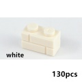 white 1X2 130pcs