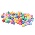 100Pcs/Pack Entertainment Table Tennis Balls Colored Ping Pong Balls 40mm Mixed Colors For Game And Advertising