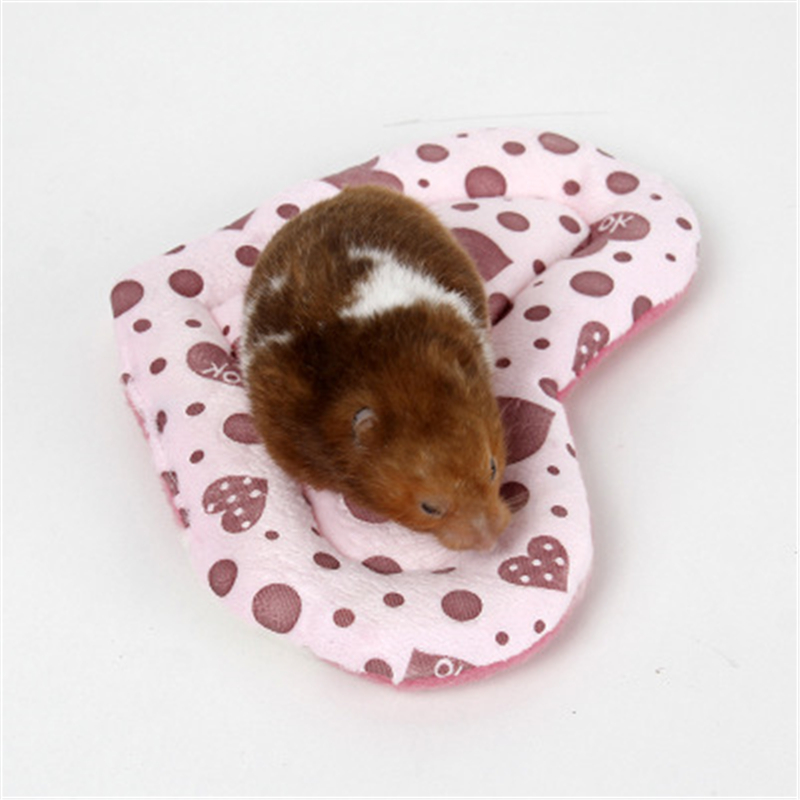 Cute Pet Cage for Hamster Accessories Pet Bed Mouse Cotton House Animal Nest Winter Warm for Rodent/Guinea Pig/Rat/Hedgehog