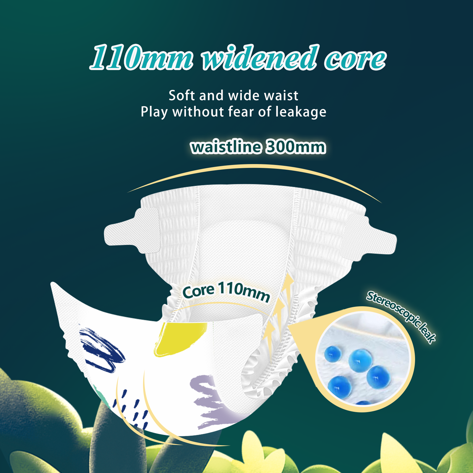 Ultra-Thin & Rash-Free Organic Baby Diapers