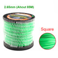 2.65/3.0mm 85M Grass Trimmer Line Strimmer Brushcutter Trimmer Nylon Rope Cord Line Long Round/Square Roll Grass Rope Line