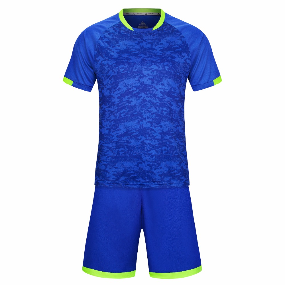 2020 New Survetement Football Training Suit Soccer Jerseys Set Maillot De Foot Futbol Kits Shirt Short Tracksuit Blank Customize