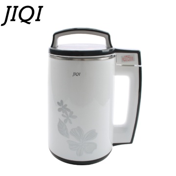 JIQI 110V Soymilk machine household Soya-bean Milk Maker filter-free soybean Milk machine Stainless Steel Juicer Blender US 1.5L