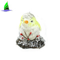 Most popular color birds pendant Christmas glass ornament