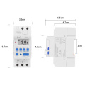 12V DC AC LED Lighting Digital Time Switch with 7 Days Programmable Function and 1NO+1NC Switch Output