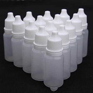 New 10 Pieces / Set 10ml Empty Plastic Extrudable Dropper Bottle Eye Drops Liquid Dispenser Store Small Empty Bottles