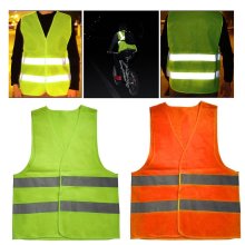 Motorcycle Reflective Warning Vest Working Clothes High Visibility Day Night Protective Vest For Running Cycling Traffic Safety