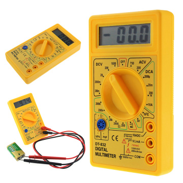 Professional DT832 Digital Multimeter LCD DC AC Voltmeter Ammeter Ohm Tester