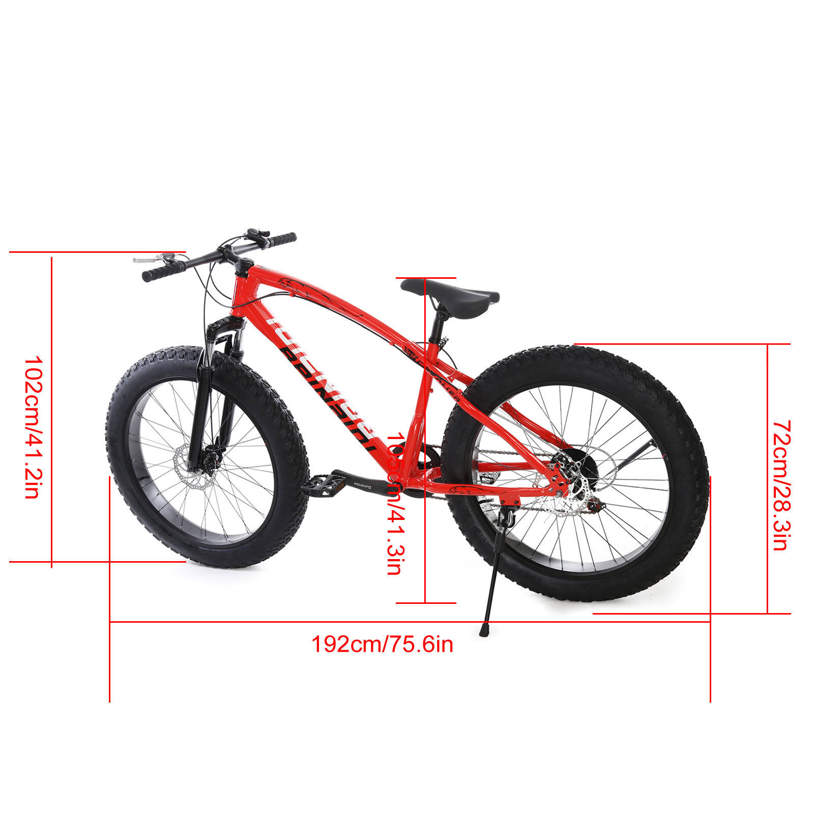 Mountain bike 21 speed mechanical disc brake 26 inch Carbon Steel 21speed bicycle Male Female students outdoor sports bike