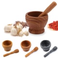 Resin Mortar Pestle Set Garlic Herb Spice Mixing Grinding Crusher Bowl Restaurant Kitchen Tools