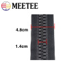 Meetee 20# Resin Zipper Open-end for Outdoor Tent Luggage Garment Pencilcase Pocket Zippers Tailor DIY Sewing Accessories