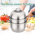 ChaoZhou stainless steel three Layer steamed pot