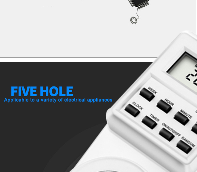 Electronic Timer Socket Is Suitable For All Kinds Of Household Appliances